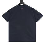 Louis Vuitton Denim Patchwork & Embroidery Short-Sleeve Shirt