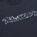 Louis Vuitton Denim Patchwork & Embroidery Short-Sleeve Shirt