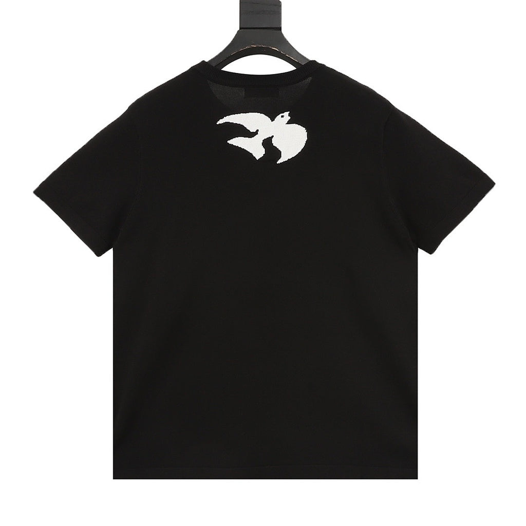 Louis Vuitton Monogram Shadow Jacquard Knit Short-Sleeve T-Shirt