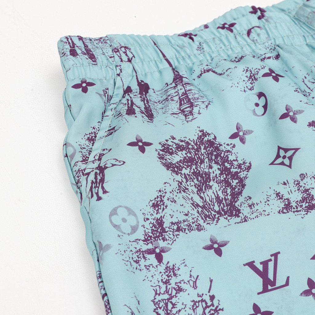 Louis Vuitton Park All-Over Print Shorts
