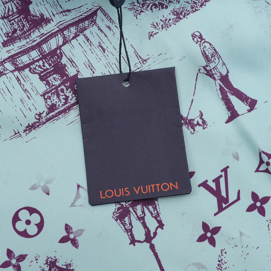 Louis Vuitton Park All-Over Print Shorts