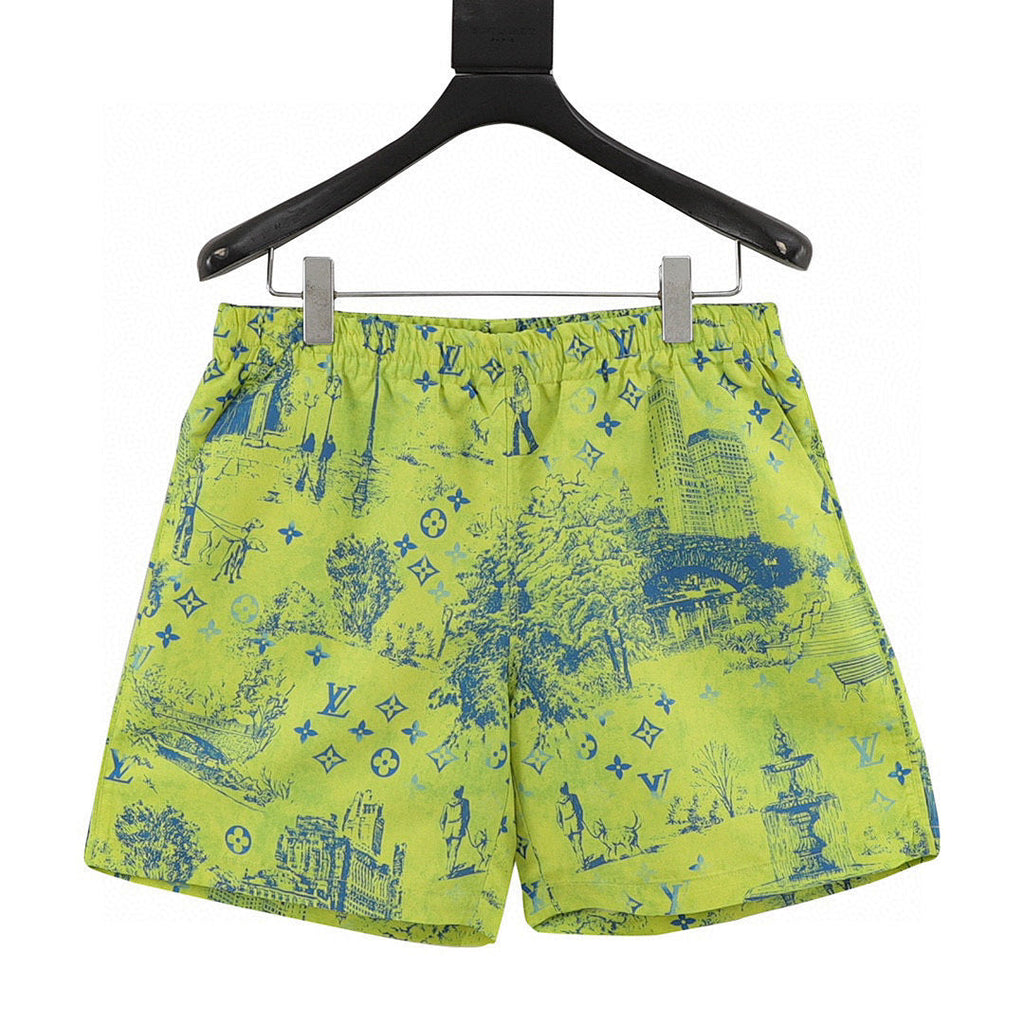 Louis Vuitton Park All-Over Print Shorts