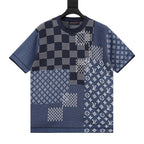 Louis Vuitton's new Damier patchwork knit short-sleeved shirt