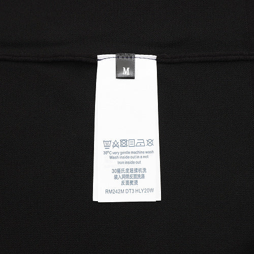 Louis Vuitton Short-Sleeved Knit T-Shirt with Large Front and Back Jacquard Logos