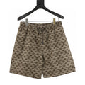Louis Vuitton All-Over Print Washed Denim Shorts