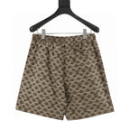Louis Vuitton All-Over Print Washed Denim Shorts