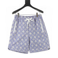 Louis Vuitton All-Over Monogram Logo Knitted Shorts with Pockets