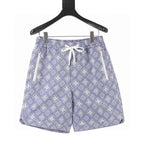 Louis Vuitton All-Over Monogram Logo Knitted Shorts with Pockets