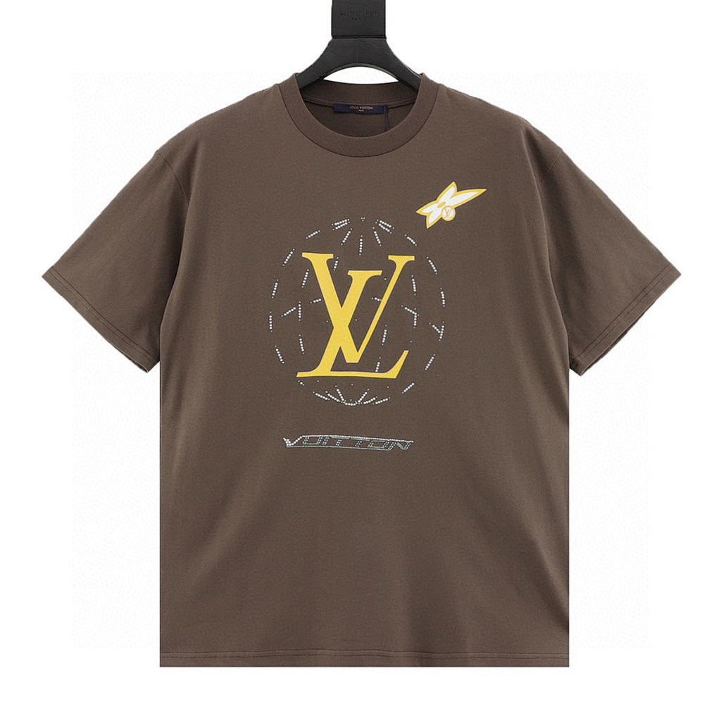 Louis Vuitton LV Circle Logo Short-Sleeve T-Shirt | Premium 100% Supima Cotton