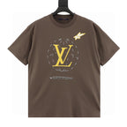 Louis Vuitton LV Circle Logo Short-Sleeve T-Shirt | Premium 100% Supima Cotton