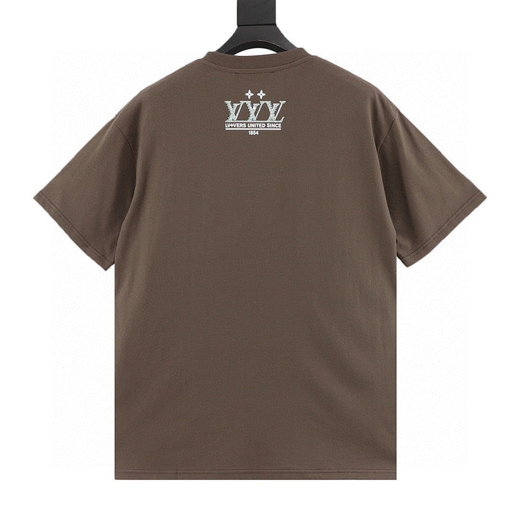 Louis Vuitton LV Circle Logo Short-Sleeve T-Shirt | Premium 100% Supima Cotton
