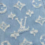 Louis Vuitton Washed Distressed Jeans