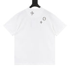Louis Vuitton Monogram-embroidered short-sleeve top