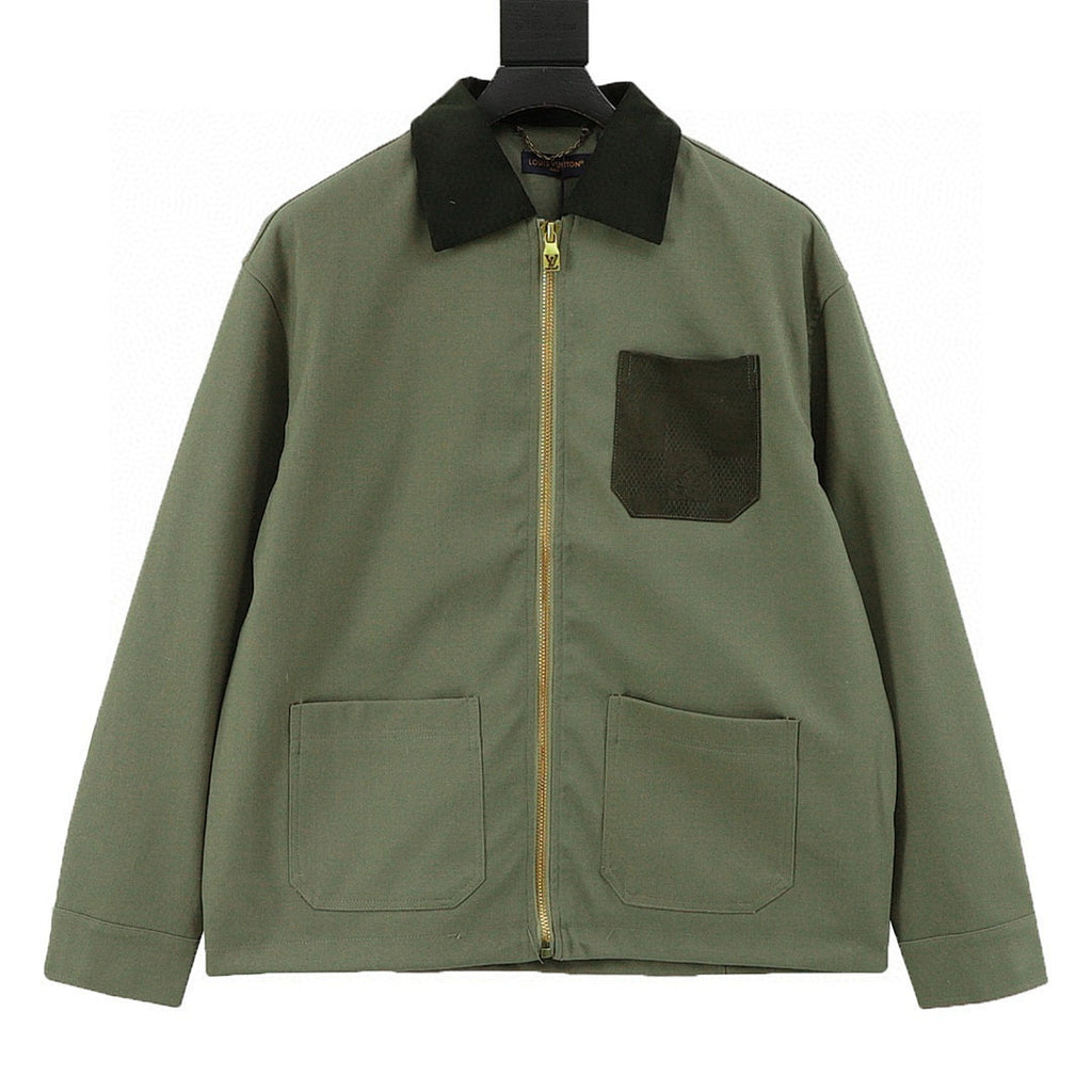 Louis Vuitton Damier Pocket Utility Jacket – Khaki Green