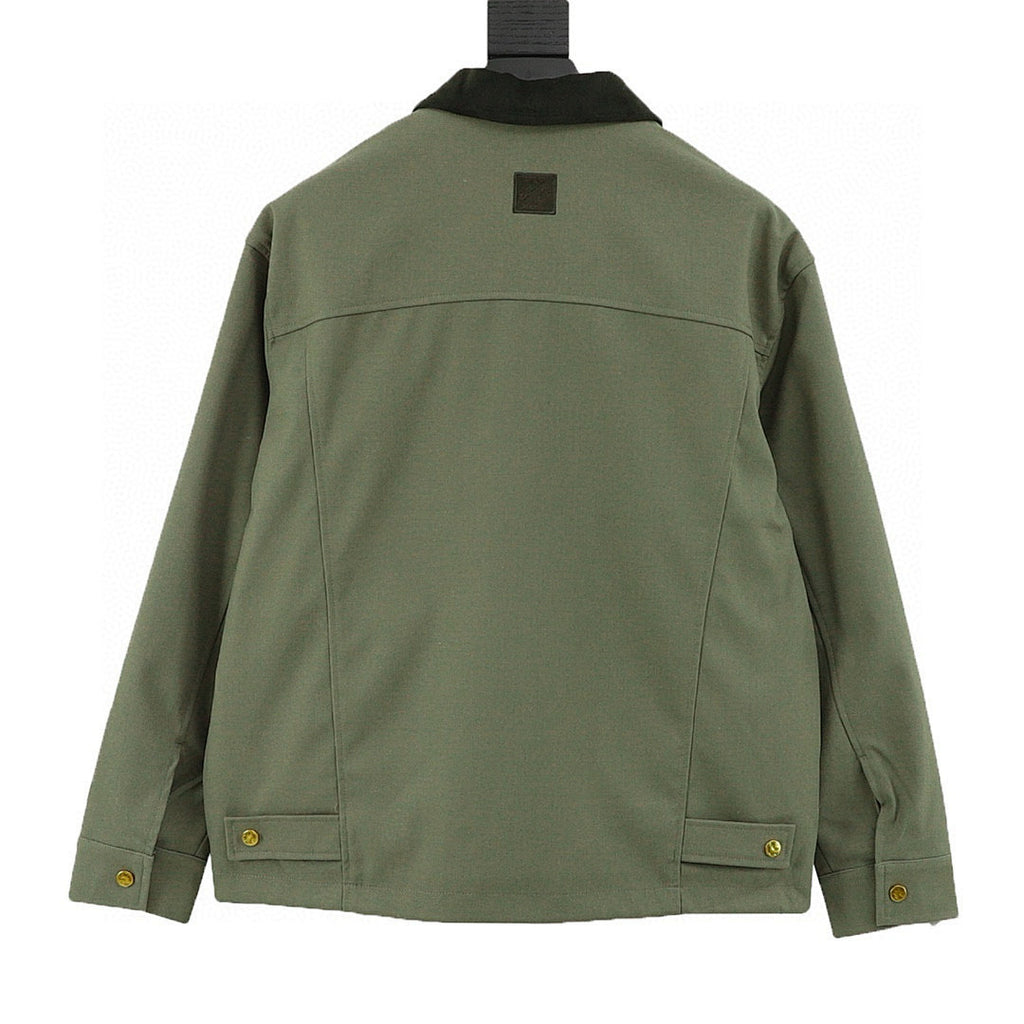Louis Vuitton Damier Pocket Utility Jacket – Khaki Green