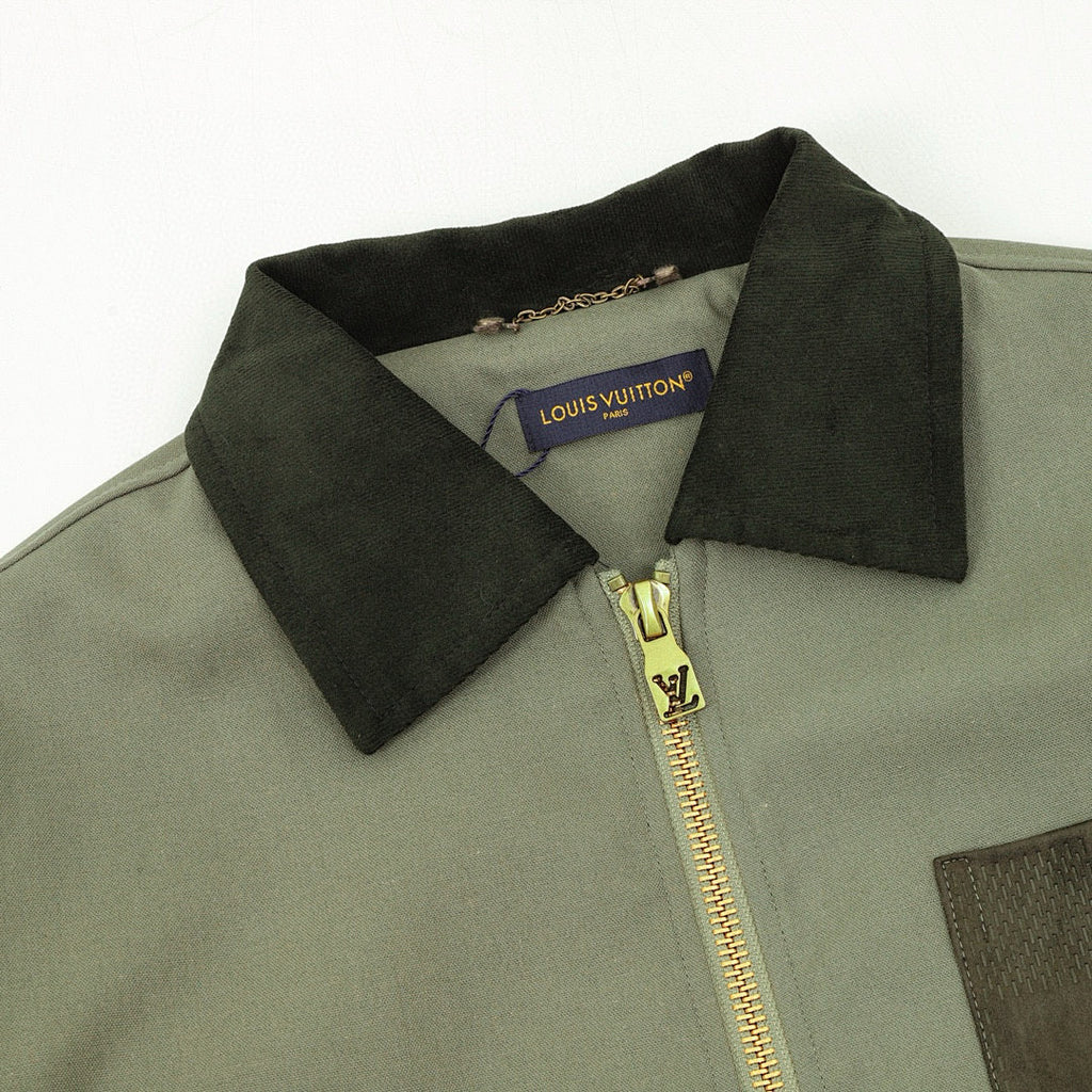 Louis Vuitton Damier Pocket Utility Jacket – Khaki Green