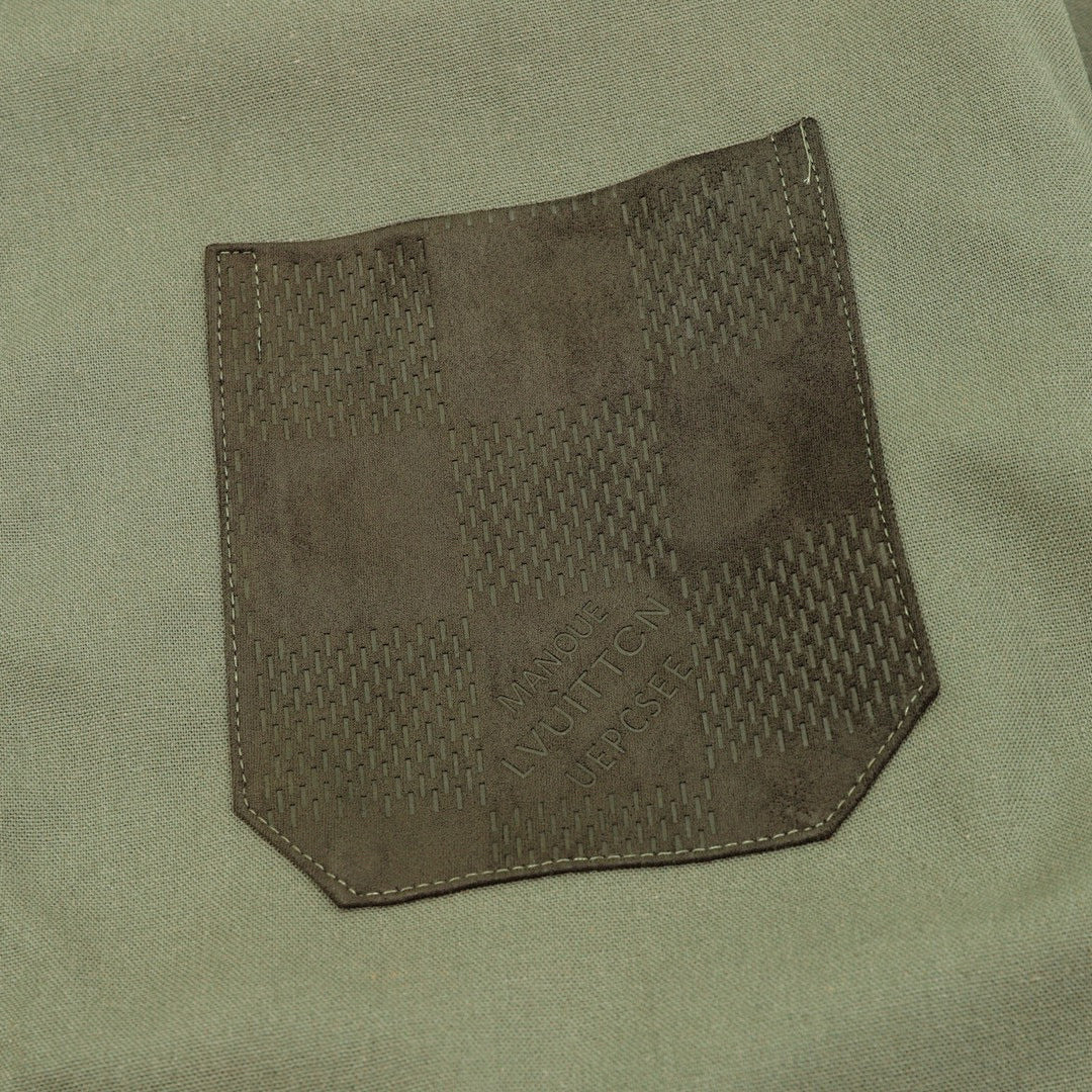 Louis Vuitton Damier Pocket Utility Jacket – Khaki Green