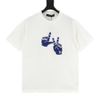 Louis Vuitton Short-Sleeved Knit Top with Gesture Motif