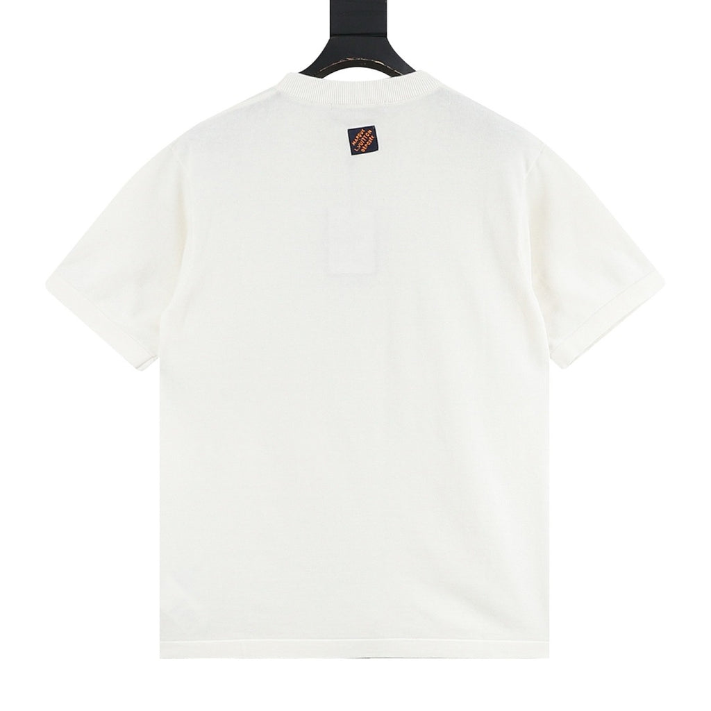 Louis Vuitton Short-Sleeved Knit Top with Gesture Motif