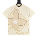 Louis Vuitton Monogram Clover Jacquard Knit Short-Sleeve Top