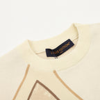 Louis Vuitton Monogram Clover Jacquard Knit Short-Sleeve Top