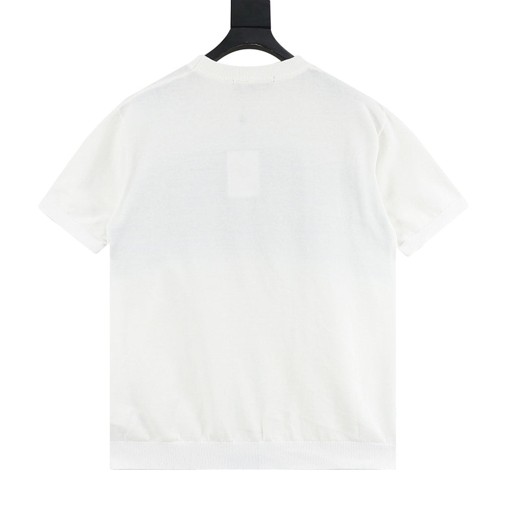 Louis Vuitton Jacquard Knit Short-Sleeve Top