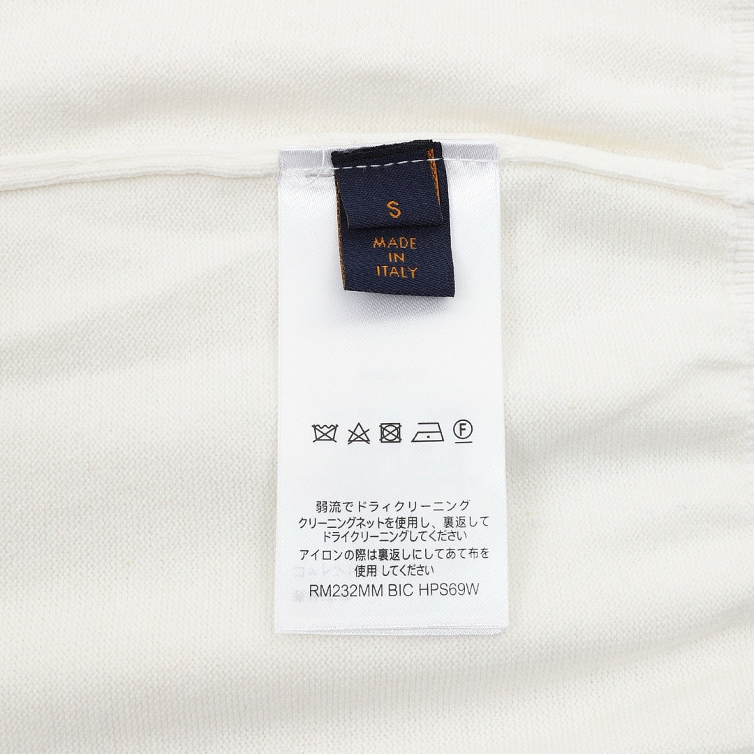 Louis Vuitton Jacquard Knit Short-Sleeve Top