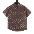 Louis Vuitton Short-Sleeved Shirt with Monogram and Daisy Allover Print