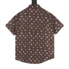 Louis Vuitton Short-Sleeved Shirt with Monogram and Daisy Allover Print