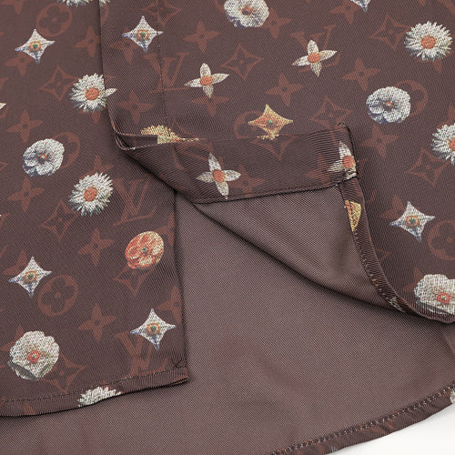 Louis Vuitton Short-Sleeved Shirt with Monogram and Daisy Allover Print