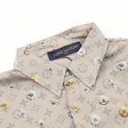 Louis Vuitton monogram daisy print all-over short-sleeved shirt