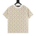 Louis Vuitton All-Over Monogram Jacquard Knit Short-Sleeve Top