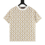 Louis Vuitton All-Over Monogram Jacquard Knit Short-Sleeve Top