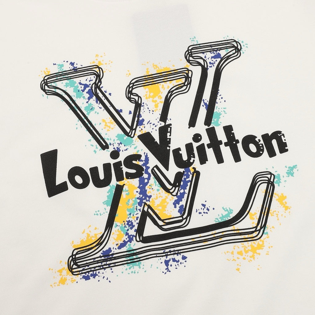 Louis Vuitton Graffiti Print T-shirt