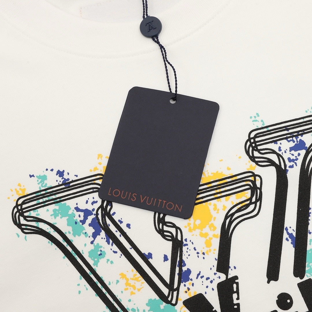 Louis Vuitton Graffiti Print T-shirt