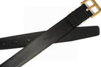Saint Laurent Classic Women's Leather Belt – Cassandre Logo Buckle
