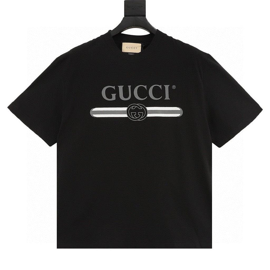 Gucci 2026 Summer Belt-Print Short-Sleeve Top S-XL