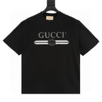 Gucci 2026 Summer Belt-Print Short-Sleeve Top S-XL