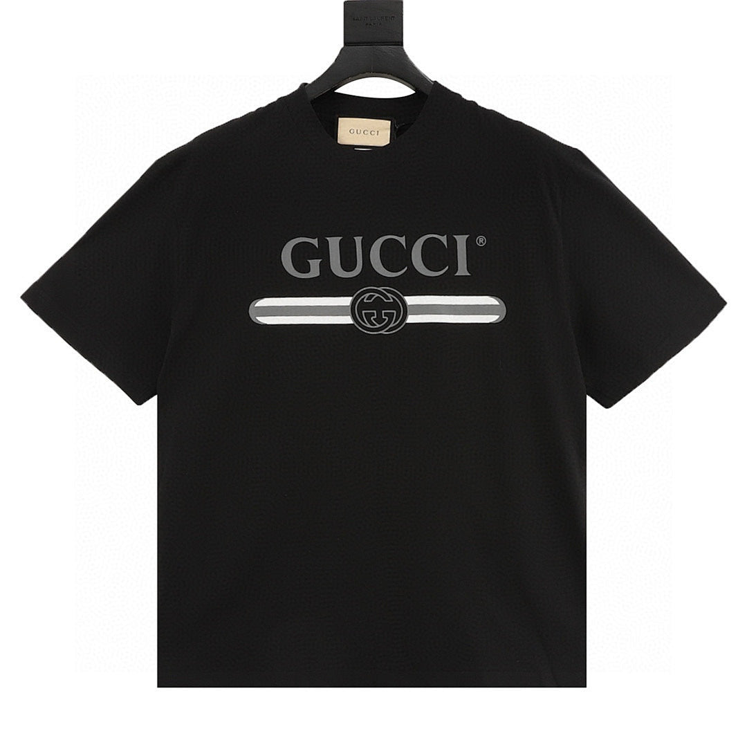 Gucci 2026 Summer Belt-Print Short-Sleeve Top S-XL
