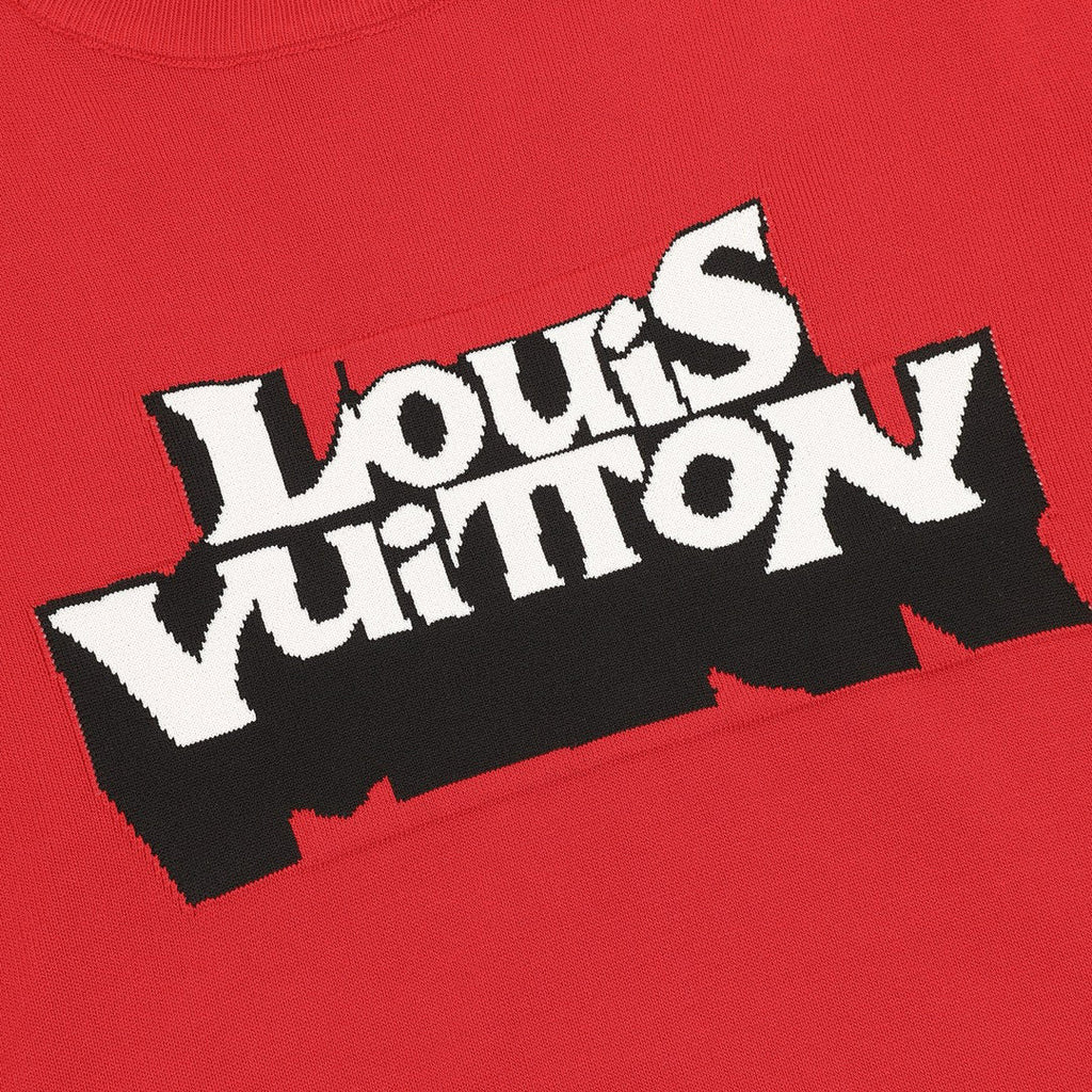 Louis Vuitton Double-Vision Letter Jacquard Knit T-Shirt