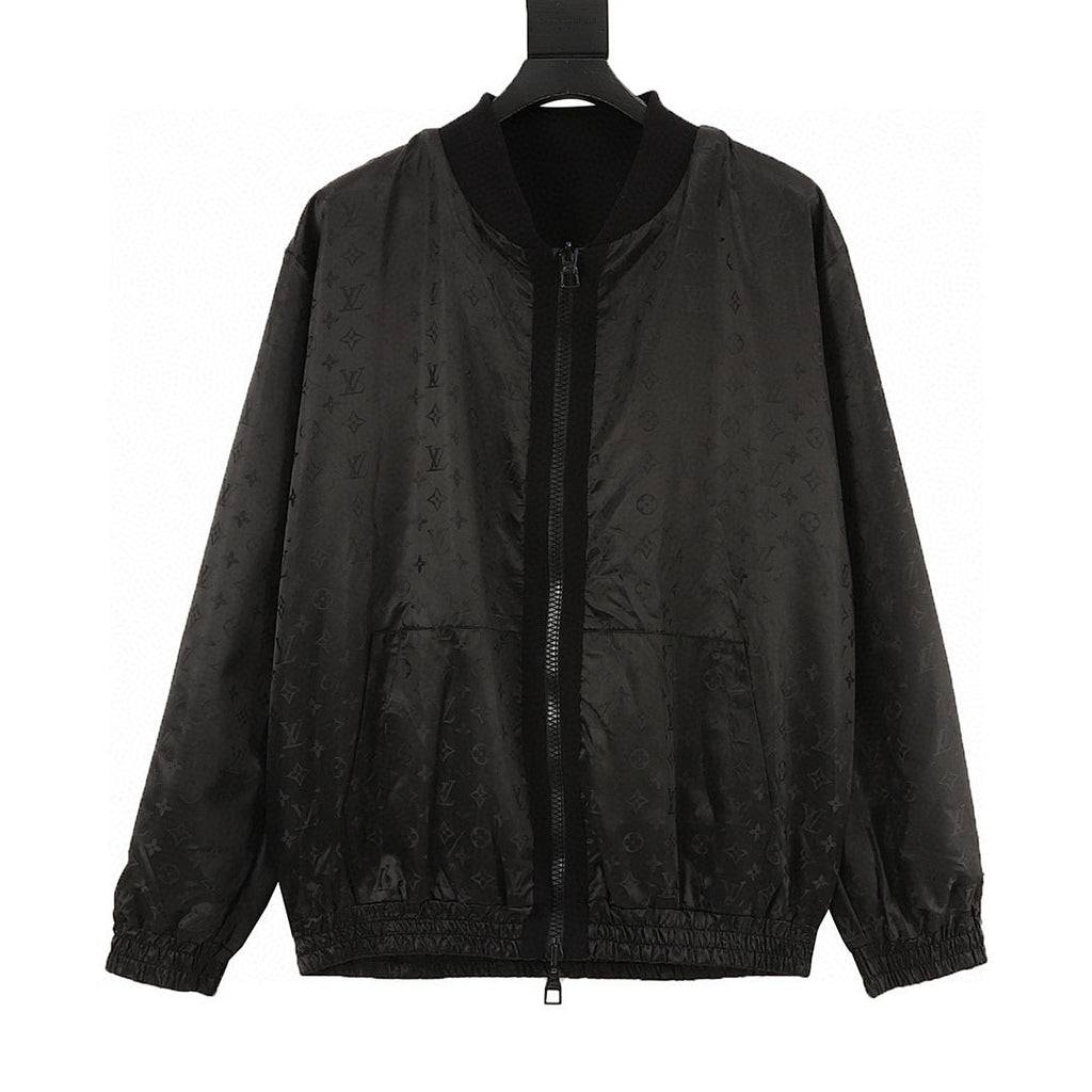 Louis Vuitton Monogram Jacquard Zip Jacket – Black