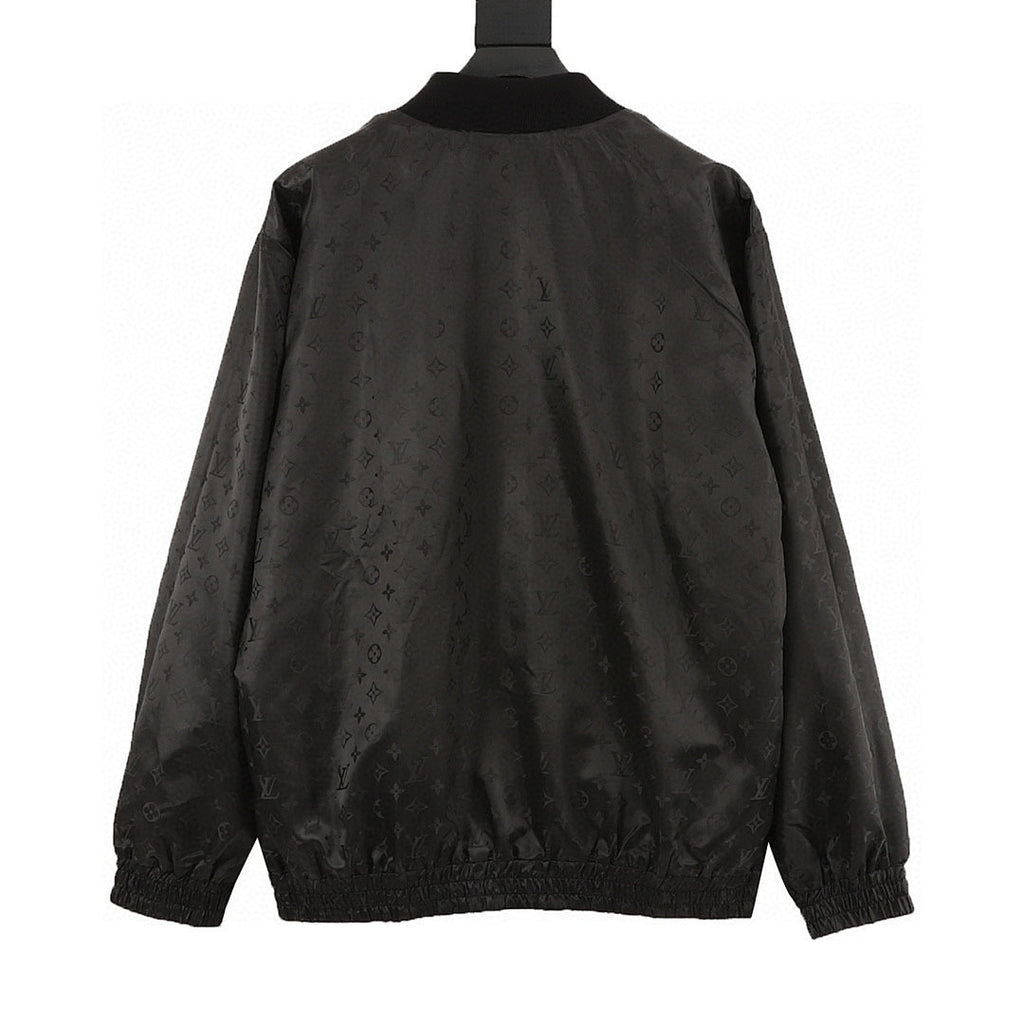 Louis Vuitton Monogram Jacquard Zip Jacket – Black