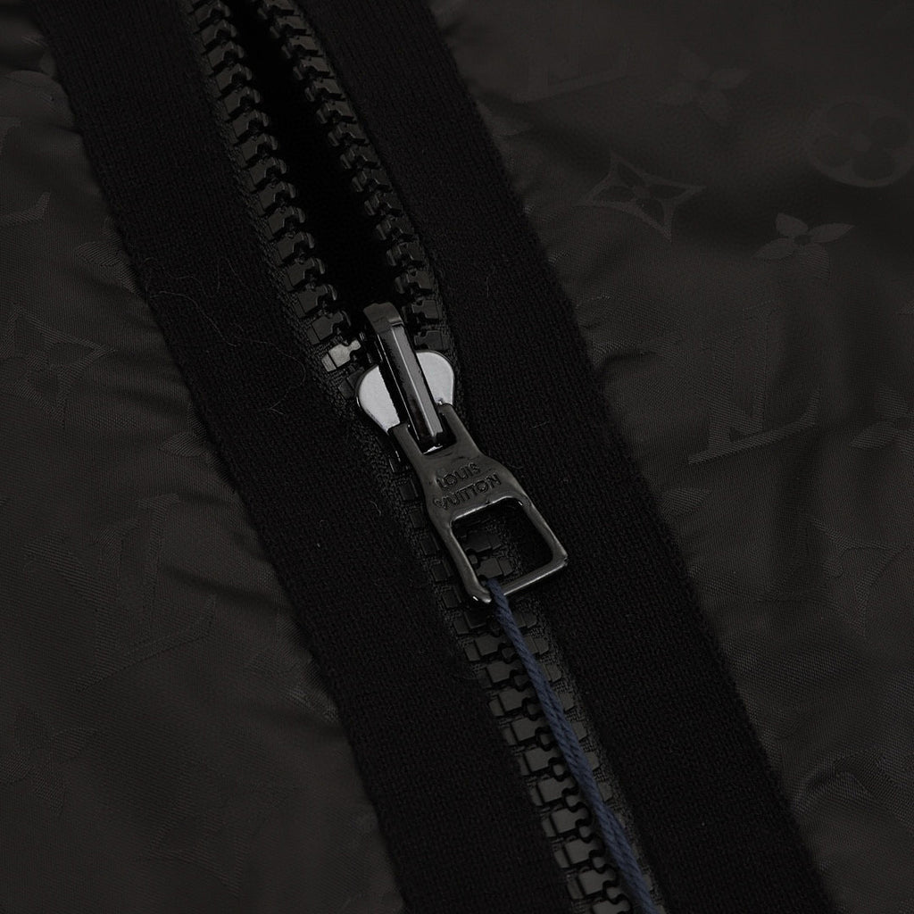 Louis Vuitton Monogram Jacquard Zip Jacket – Black
