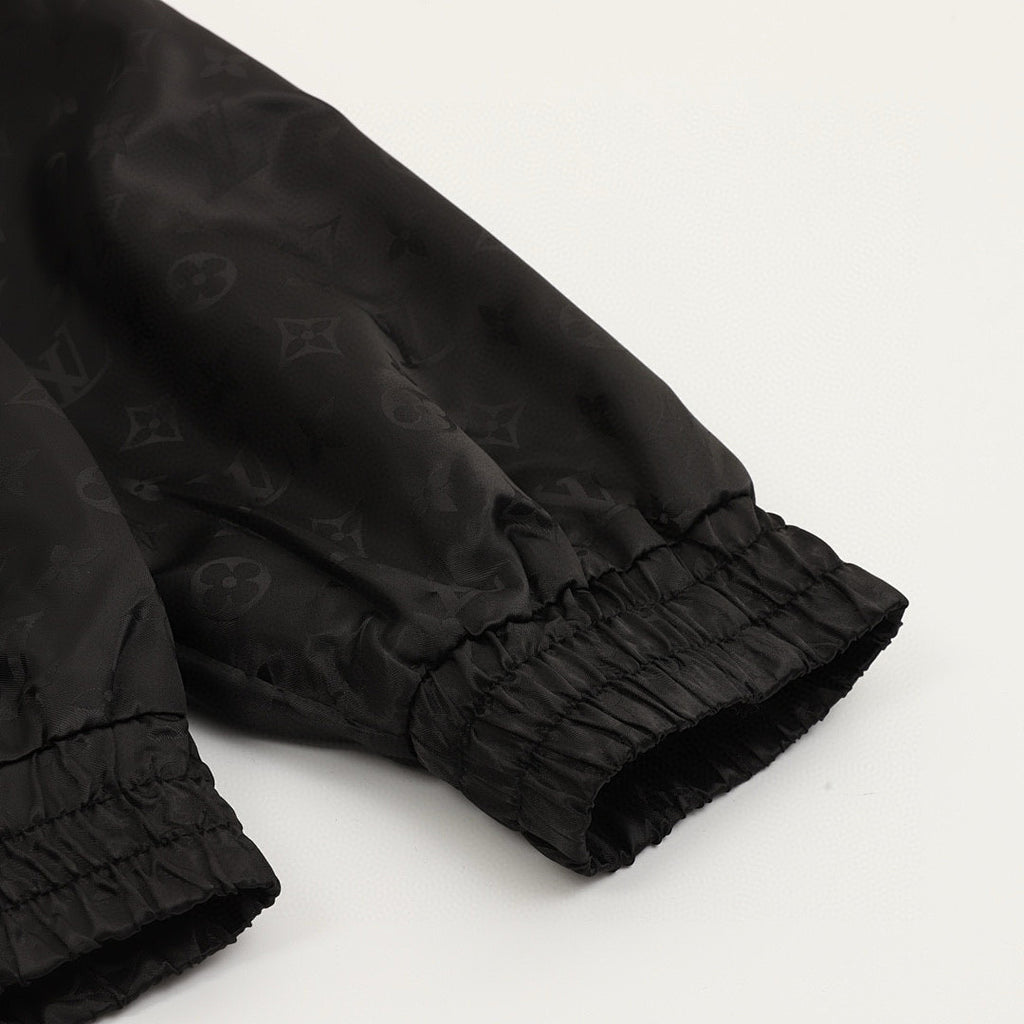 Louis Vuitton Monogram Jacquard Zip Jacket – Black