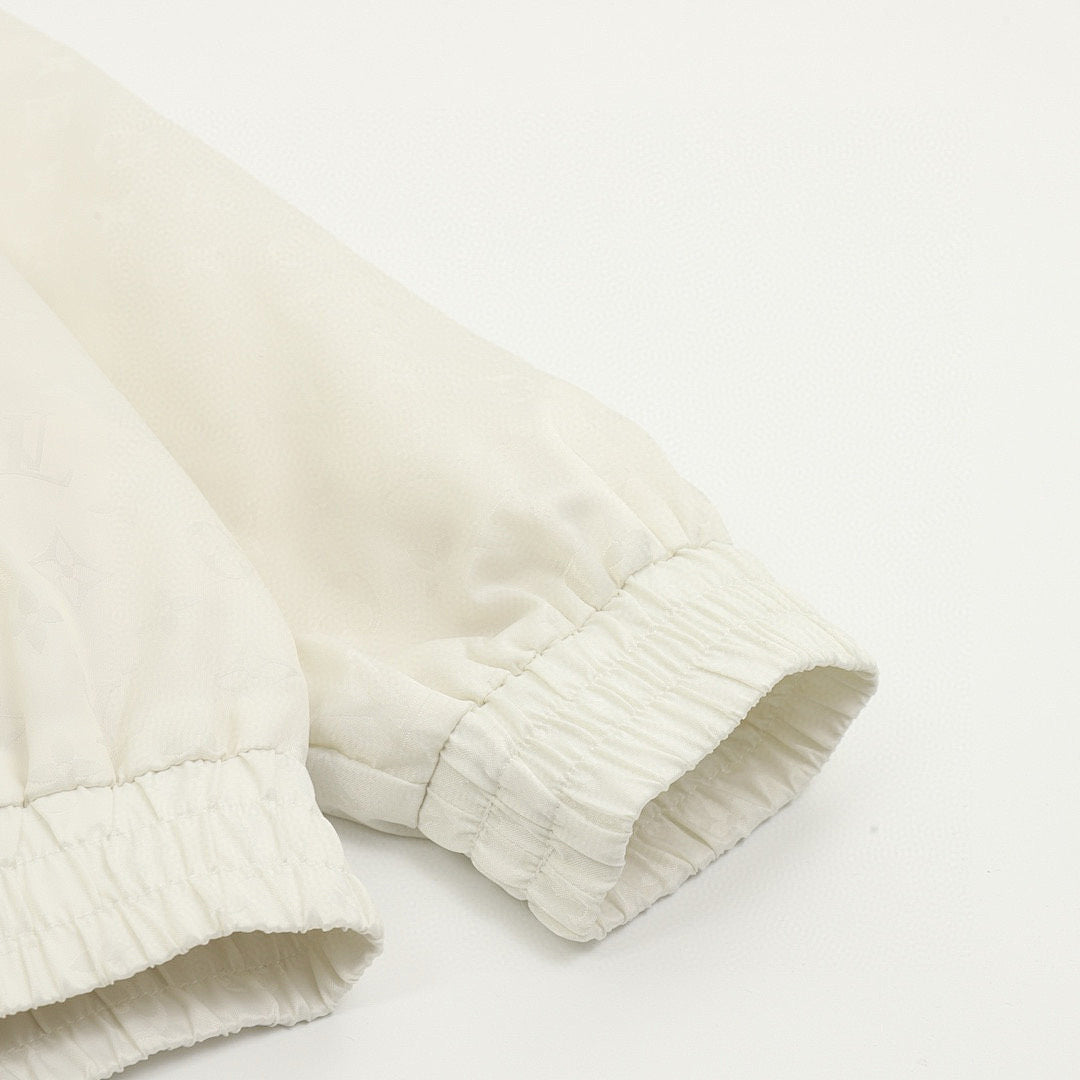 Louis Vuitton Monogram Jacquard Zip Jacket – Cream