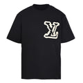 Louis Vuitton Cloud Monogram Foam-Print Short-Sleeve T-Shirt | Black | Combed Cotton