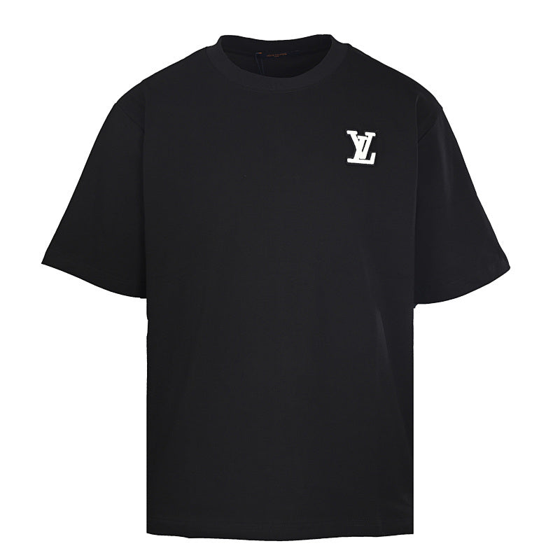 Louis Vuitton LV Mountain Velvet Jacquard Short-Sleeve T-Shirt | Organic Cotton
