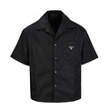 Prada 2026 Nylon Pocket Short-Sleeve Shirt S-XL