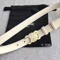 Celine Women's Leather Belt – Iconic Triomphe Buckle