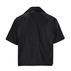 Prada 2026 Nylon Pocket Short-Sleeve Shirt S-XL